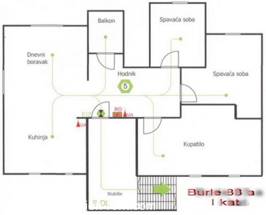 Apartmaji MEDULIN BURLE A4+1 Hrvaška - Istra - Medulin - Medulin - apartma #1202 Slika 10