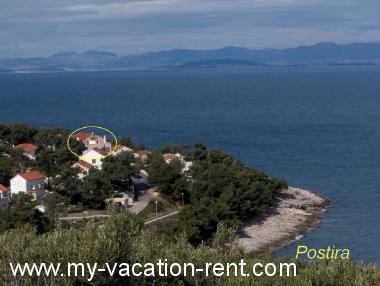 Apartma Postira Otok Brac Dalmacija Hrvaška #2184