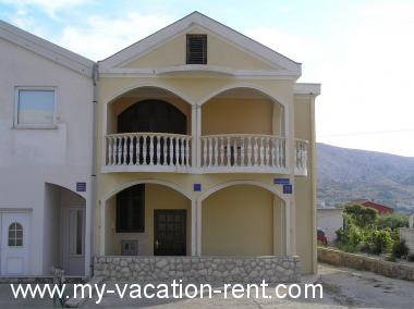 Apartma Pag Otok Pag Kvarner Hrvaška #3956