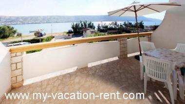 Apartma Pag Otok Pag Kvarner Hrvaška #6606